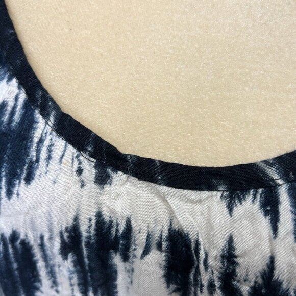 Coline Tie Dye Mini Dress Size S Small Blue - Picture 8 of 8
